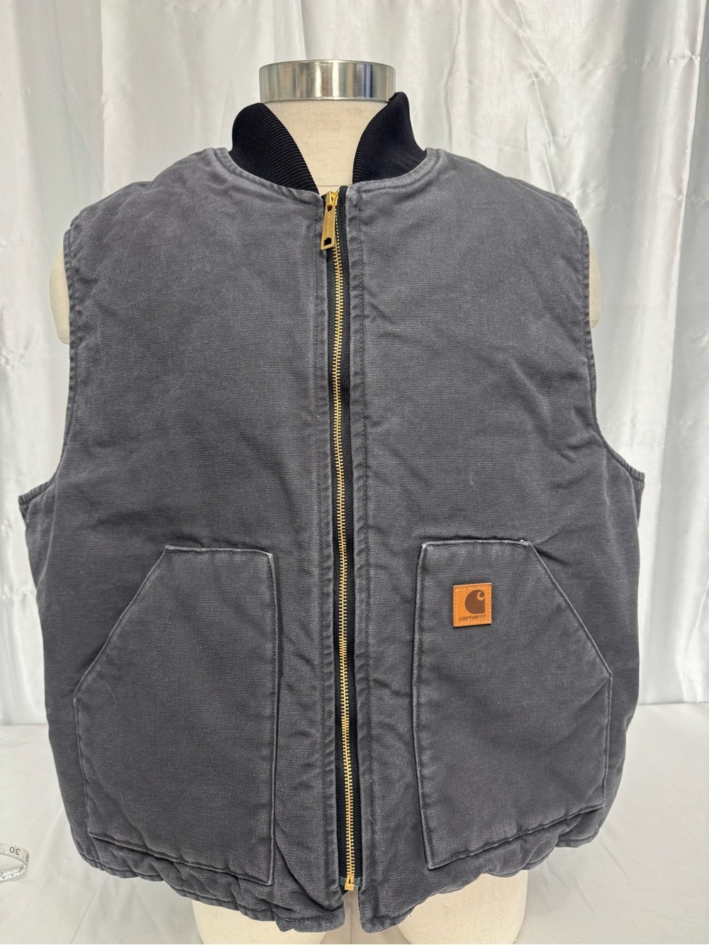 Carhartt Vintage VO2 Sandstone Arctic Quilted Lined Duck Canvas Vest